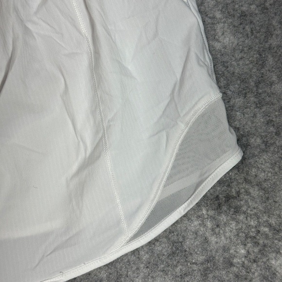 New Size 10 Lululemon Women Hotty Hot Low Rise LR Lined Short 4" White - Picture 8 of 11